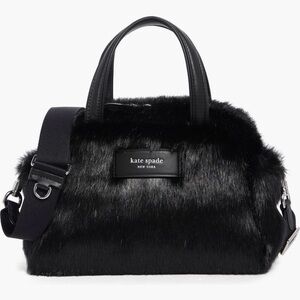 Kate Spade New York Puffed Faux Fur Satchel(NWT)